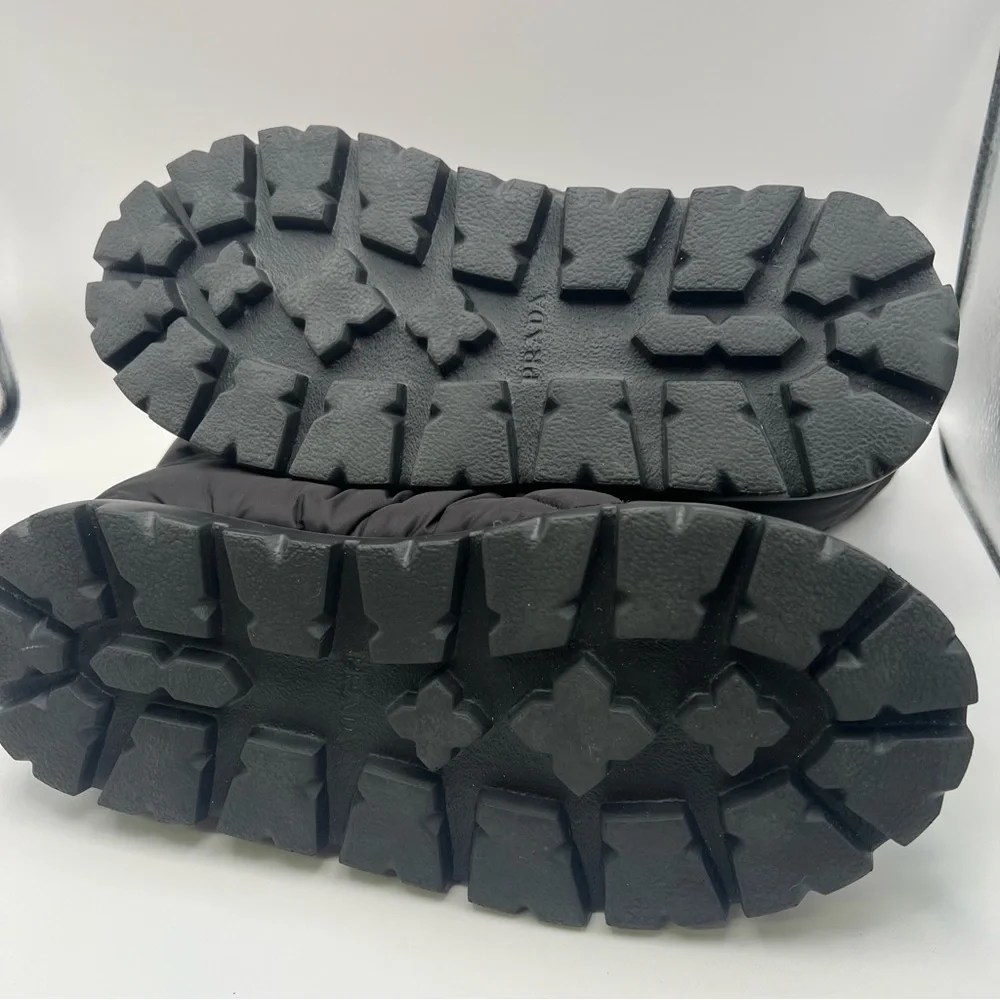 Prada Blow 19 Quilted Nylon Drawstring Boot - Picture 8 of 9